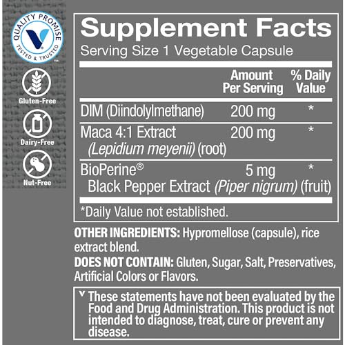 The Vitamin Shoppe DIM for Men with BioPerine - Supports Hormone Balance & Estrogen Metabolism
