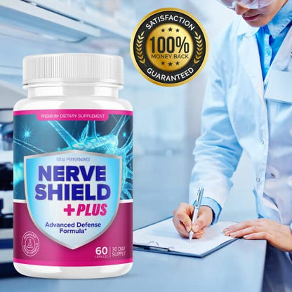 (3 Pack) Nerve Shield Plus Pills Original Supplement Advanced Nerve Formula