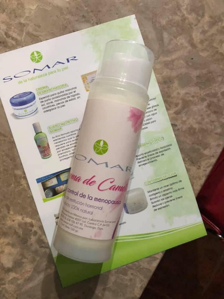SOMAR crema de camote Perimenopause & Menopause Support