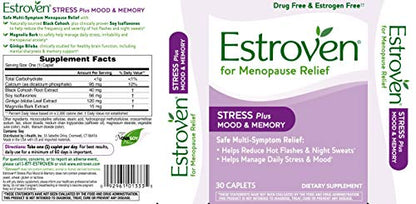 Estroven Stress Mood Memory, 30 Count