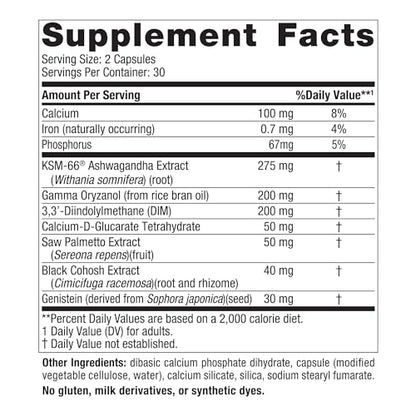 Nordic Naturals Menopause Support -Unflavored - 60 Capsules - Women’s Hormone-Support Supplement