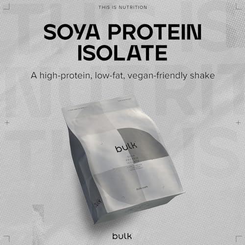 Bulk Soya Protein Isolate Powder, Vegan Protein Shake, Salted Caramel, 1 kg