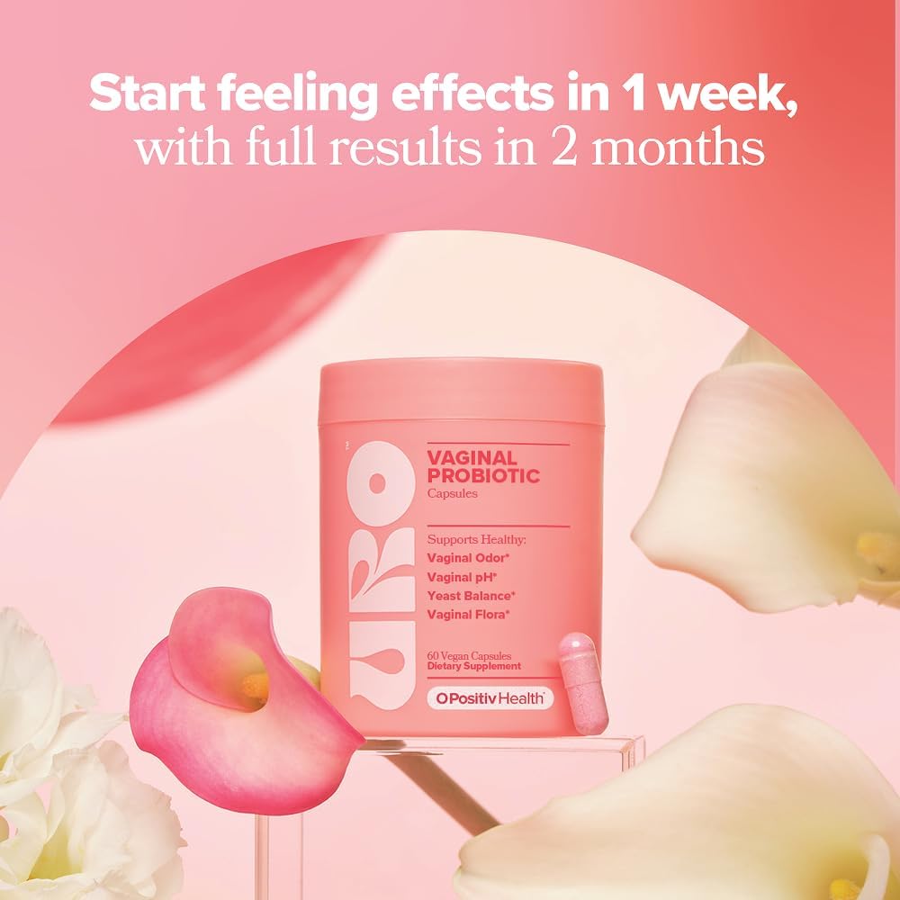 URO Vaginal Probiotics for Odor, Flora & pH Balance - 30-Day Supply