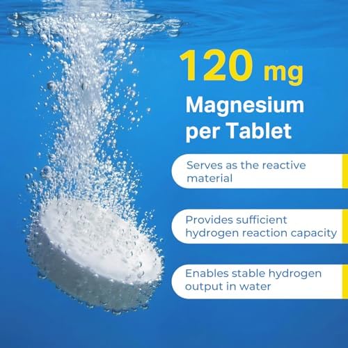 Lemon Flavor + Unflavored - 120 mg Magnesium-Based Reaction System - 120 Tablets Total