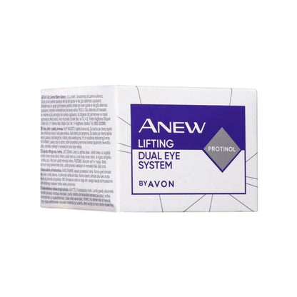 Avon ANEW Brightening Dual Eye System - Dual-Chamber Eye Cream & Gel for Dark Circles & Lifting