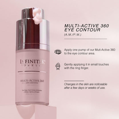 Infinitek Paris Multi-Active Collagen Eye Cream - Anti-Aging & Dark Circles (15ml)