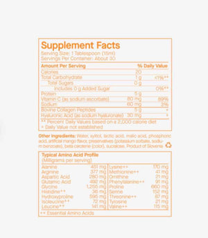 SpoiledChild Collagen Peptides + Vitamin C + Hyaluronic Acid Liquid Collagen Pineapple Flavor 400ml 13.5 FL oz
