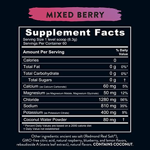 REDMOND Re-Lyte Hydration Electrolyte Mix (Mixed Berry)