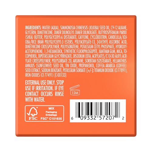 e.l.f. SKIN Bright + Brew-tiful Eye Cream - Brightening & De-puffing Caffeine Eye Treatment (Vegan & Cruelty-Free)