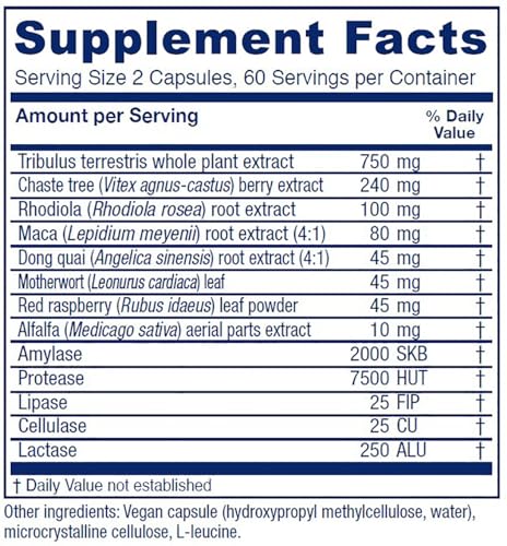 Vitanica Pregnancy Prep, Reproductive System Support, Vegan, 120 Capsules