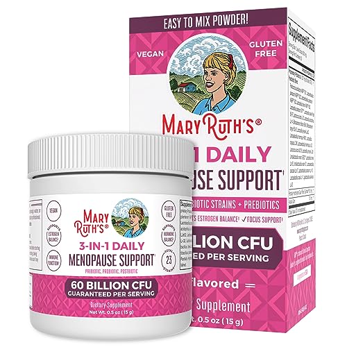MaryRuth Organics 3-in-1 Menopause Support Powder, Menopause Supplement for Women