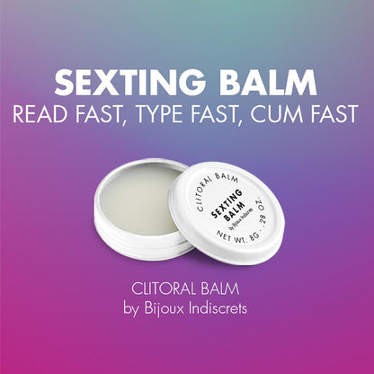 Bijoux Indiscrets Sexting Balm, Tingling Clitoral Arousal Sensitizer