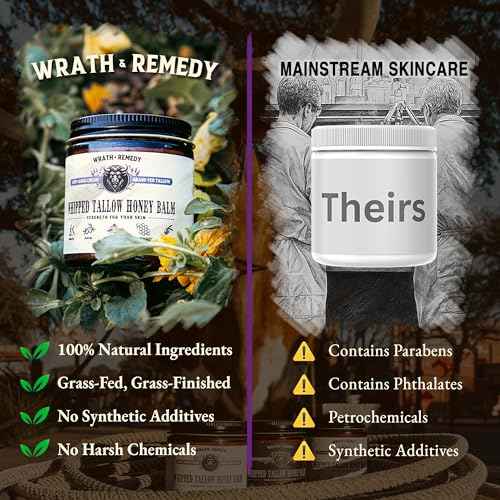 Wrath & Remedy Organic Beef Tallow for Skin - 4 OZ (Lavender) & Wagyu Beef Tallow for Cooking (14 oz)