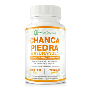 Max Strength Chanca Piedra, Hydrangea & Dandelion Root - Natural Kidney & Gallbladder Formula - Stone Breaker, Flush Impurities, Cleanse Urinary Tract - Enhanced with BioPerine. 60 Veggie Capsules. WiseceuticalBuy Supplements Australia