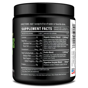 Sport Formula 99 Organic Greens Superfood Powder, Cold Pressed Vegan and Keto Powder, Non-GMO, Low Calorie Daily Green Juice Powder Sport Formula 99Buy Supplements Australia