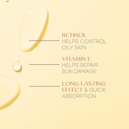 Skin 2.0 Retinol & Vitamin E Face Serum - 1.69 Fl. oz, Cruelty-Free, Reduces Acne Scars, Wrinkles, Anti-Aging, Skin Renewal, Hydrating, Korean Beauty