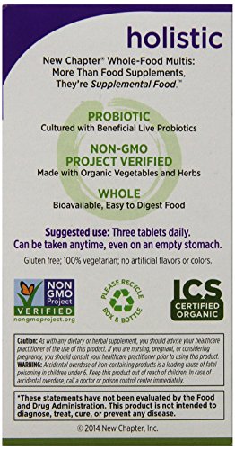 New Chapter Perfect Prenatal Trimester Supplement,270 Count