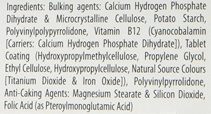 Vitabiotics Ultra Folic Acid Tablets 400 mcg Vitamin B9 with Vitamin B12-60 Tablets