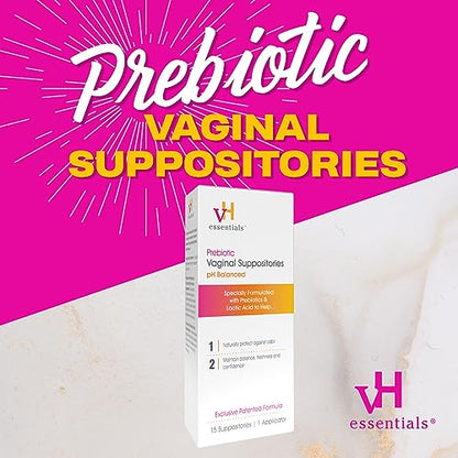 vH essentials Probiotics with Prebiotics and Cranberry Feminine Health Supplement - 120 Capsules