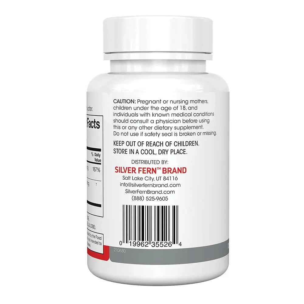 Silver Fern Vitamin K2-D3 Supplement Brand - Natural, Non-Synthetic - K2-7 as Menaquinone-7 (MK-7) - D3 as cholecalciferol