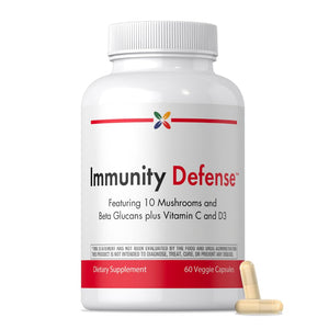 Stop Aging Now - Immune Support - with Vitamin C, Vitamin D3 and Mushroom Complex - 60 Vegetarian Capsules Stop Aging NowBuy Supplements Australia