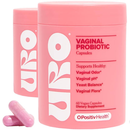 URO Vaginal Probiotics for Odor, Flora & pH Balance - 30-Day Supply