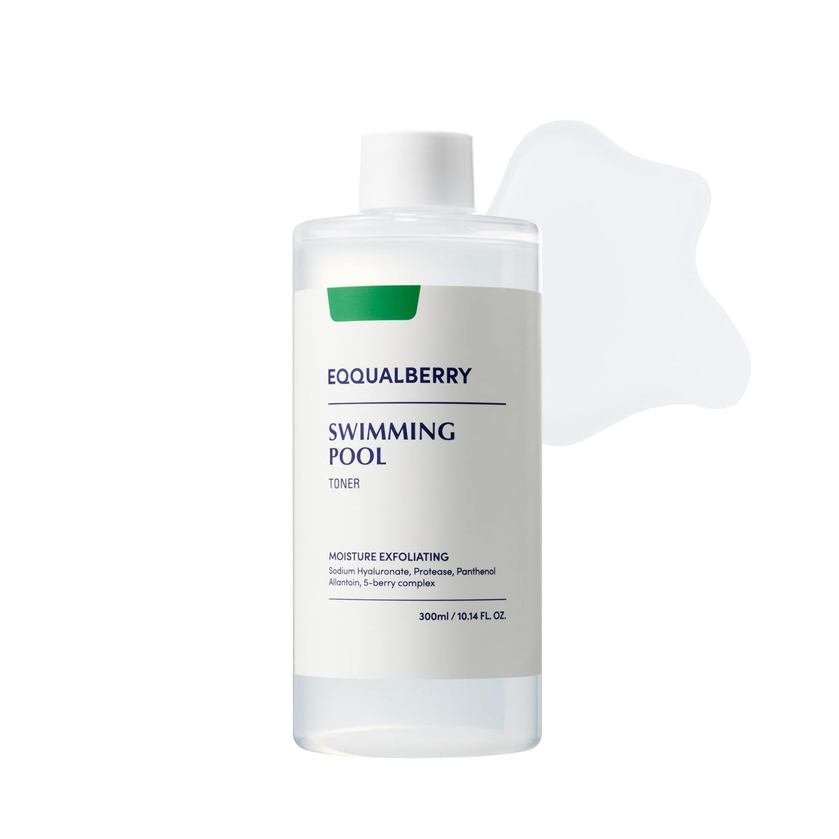 supplement products​EQQUALBERRY Swimming Pool Toner - Korean Toner for Daily Exfoliating & Deep Hydration with Natural Enzyme Protease & Hyaluronic Acid - JerryCherryUSA