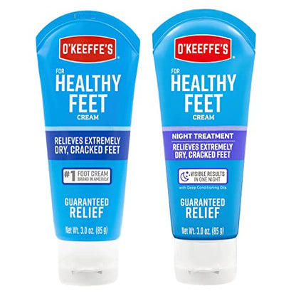 O'Keeffe's for Healthy Feet Foot Cream, 3.0 Ounce Tube and O'Keeffe's for Healthy Feet