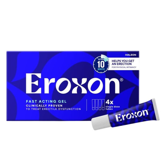Eroxon Erectile Dysfunction Treatment Gel, 4 Single Use Tubes