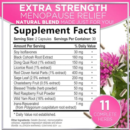 Hello Lovely! Menopause Relief for Women - Complete Menopause Supplements