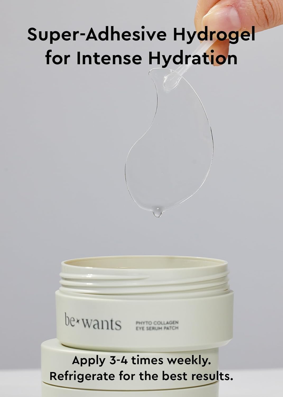 Bewants Under Eye Patches – Korean Eye Masks with Vegan Collagen & Bamboo Water for Dark Circles (60 Pcs)