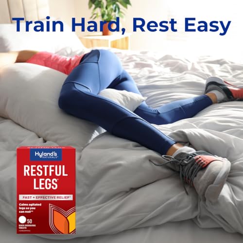 Hyland's Naturals Restful Legs Tablets, Natural Itching, Crawling, Tingling & Leg Jerk Relief, Quick Dissolving