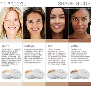 Sheer Cover Studio – Conceal and Brighten Highlight Trio – Two-Toned Concealers – Shimmering Highlighter – Light/Medium Shade – With FREE Concealer Brush – 3 Grams Sheer CoverBuy Supplements Australia