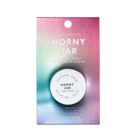 Bijoux Indiscrets Horny Jar Clitoral Balm - Compatible with Erotic Toys - Female Arousal Enhancement - Sexual Stimulant for Women - Intense Orgasms