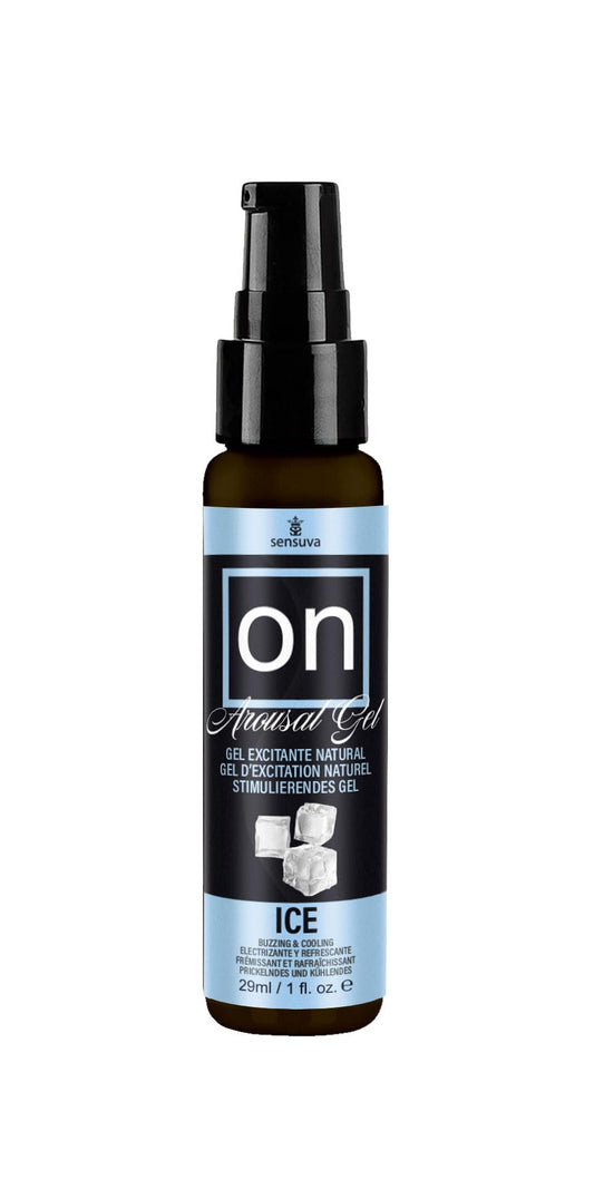 Sensuva On Ice Arousal Gel for Her- Cooling, Tingling, Buzzing, Stimulating Natural Sexual Enhancer 1 fl oz. (29ml) Bottle