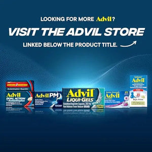 Advil Liqui-Gels Minis Pain Reliever and Fever Reducer, Pain Medicine for Adults with Ibuprofen 200mg for Pain Relief - 80 Liquid Filled Capsules AdvilBuy Supplements Australia
