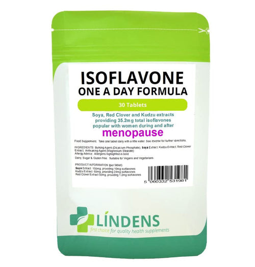Lindens SOYA Isoflavone Red Clover 3-Pack 90 Tablets Isoflavones Kudzu Extract Natural