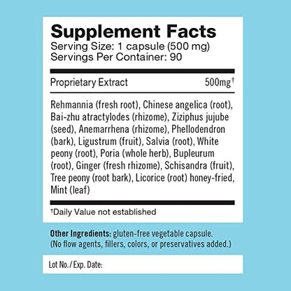 Herbalogic - Flashback Herb Capsules - Natural Relief for Menopausal Hot Flashes, Night Sweats, Sleeplessness