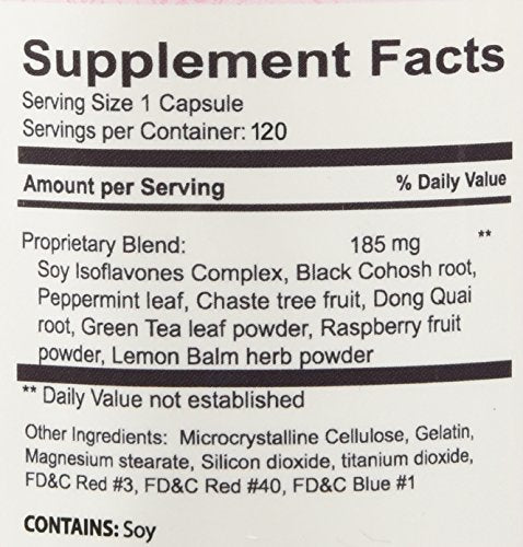 Feminelle 120 capsules 2 month supply Natural Menopause Relief
