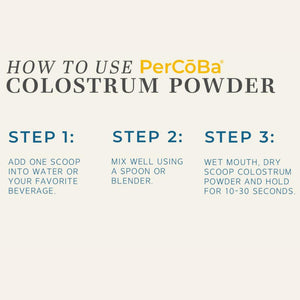 Colostrum Supplement for Gut Health, Bloating, Hair Growth, Muscle Recovery, Immune Support - Unflavored Bovine Colostrum Powder Made in USA, Non-GMO, Gluten Free, 120 Grams Per Serving - 40 Servings PERCOBABuy Supplements Australia