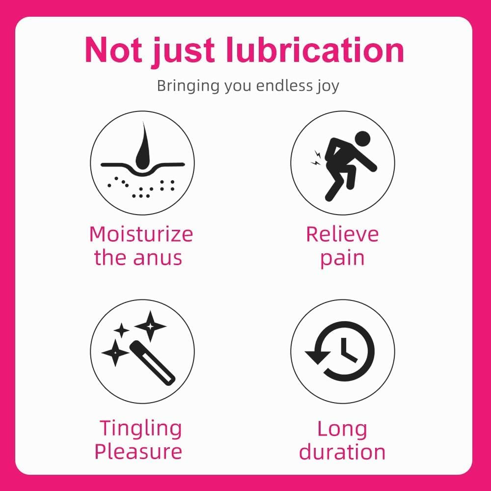 Anal Lube Applicator Set, 5 Pre-Filled Pleasure Gel