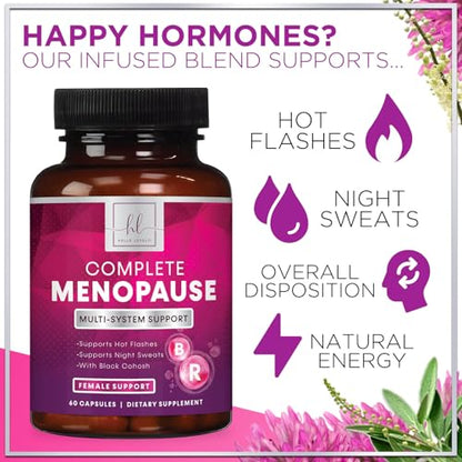 Hello Lovely! Menopause Relief for Women - Complete Menopause Supplements