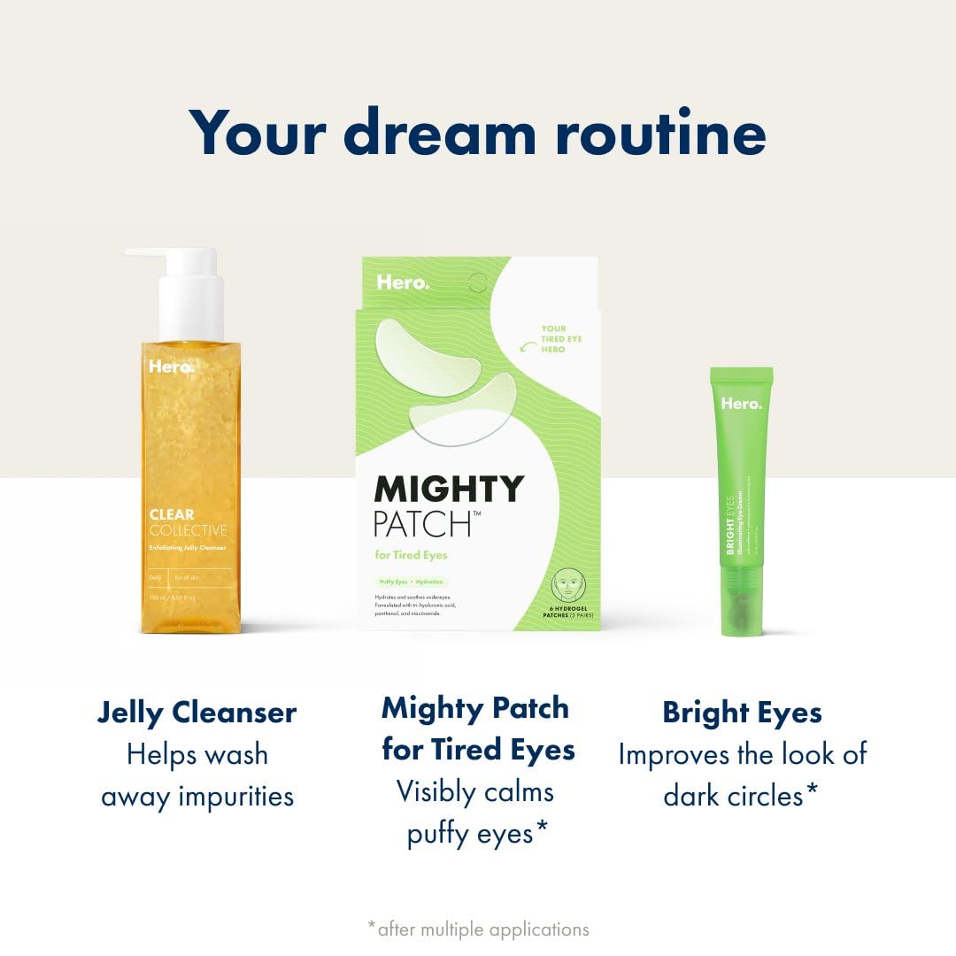 Hero Cosmetics Mighty Patch™ for Tired Eyes - Soothing Hydrogel (6 Count)