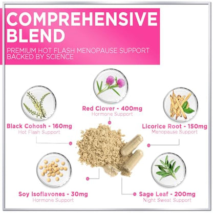 Hello Lovely! Menopause Relief for Women - Complete Menopause Supplements