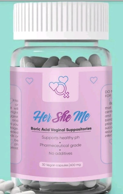 HerSheMe Boric Acid Vaginal Suppositories