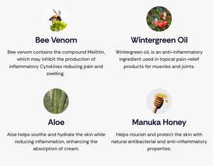 BeeReliefXL Maximum Strength Premium Joint Cream with Real USA Bee Venom, Daily Joint & Muscle Care, Fast-Acting BeeReliefXLBuy Supplements Australia