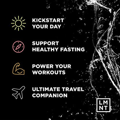 LMNT Zero-Sugar Electrolytes - Variety Salt - Hydration Powder Packets | No Dodgy Ingred