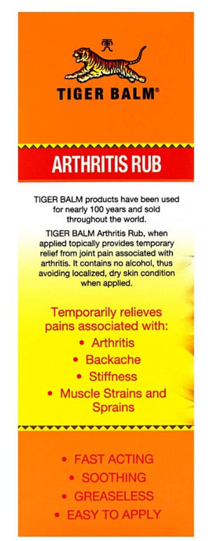 Tiger Balm Balm Arthritis Rub Tiger BalmBuy Supplements Australia
