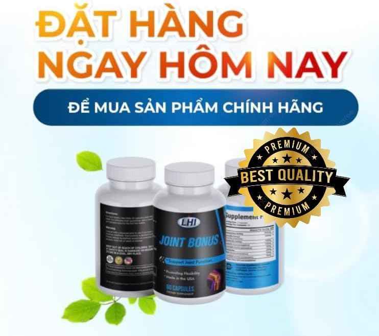 Joint Bonus Hỗ Trợ Xương Khớp (100% Authentic, Sản Phẩm Chính Hãng Tại USA)