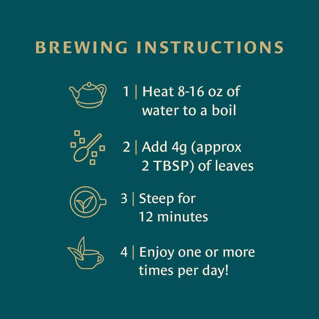 Healing Leaves, Longevity Blend Loose-Leaf Tea- 30 Servings - Biblically Inspired, 12 Fruit Tree Leaf Blend. Supports Digestion, Immune Function, Healthy Inflammation Response and Energy